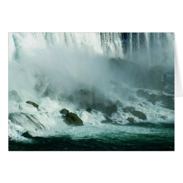 Cartão Niagara Falls (Frente Horizontal)