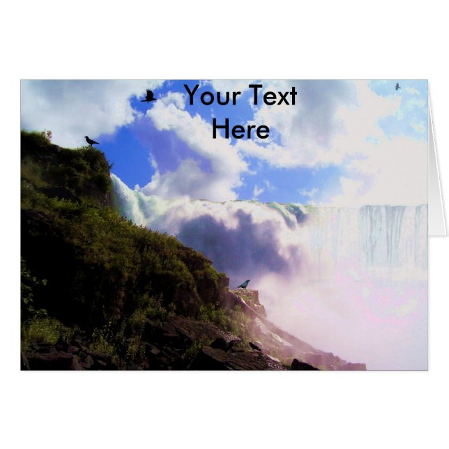 Cartão Niagra Falls (Frente Horizontal)
