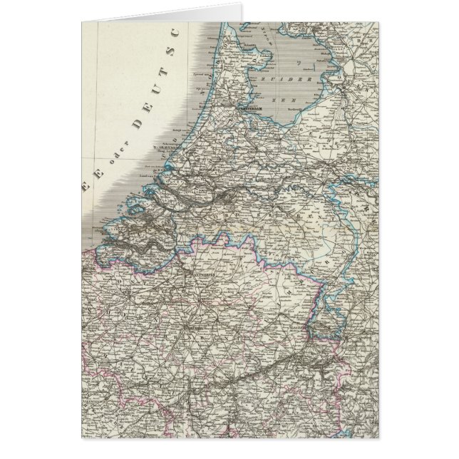 Cartão Niederlande, Bélgica - Países Baixos, Bélgica (Frente)