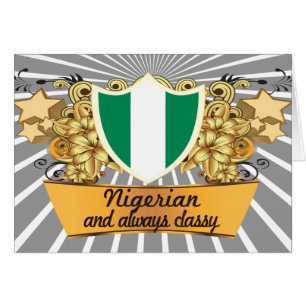 Cartão Nigeriano elegante