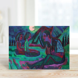Cartão Night Moon   Ernst Ludwig Kirchner