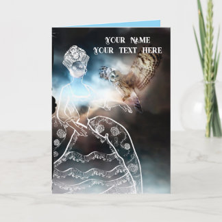 Cartão Night Owl and Lady