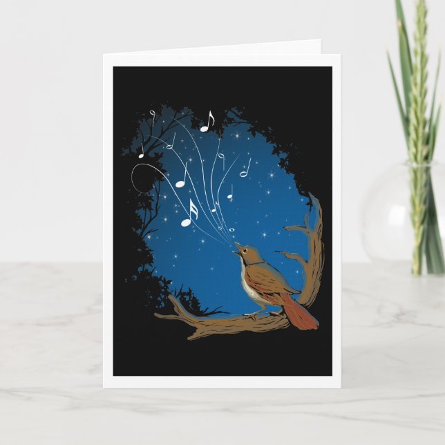 Cartão Nightingale Song (Frente)