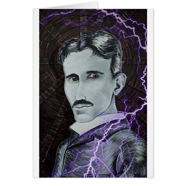 Cartão Nikola Tesla (Frente)