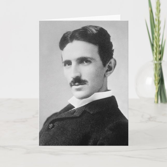 Cartão Nikola Tesla (Frente)