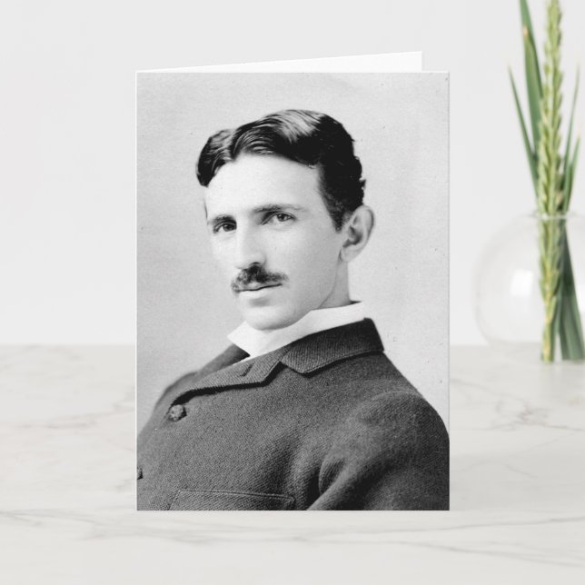Cartão Nikola Tesla (Frente)