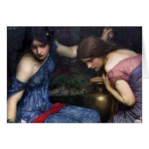 Cartão Ninfas Encontrando Orfeus