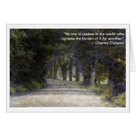 Cartão "Ninguém está sozinho"