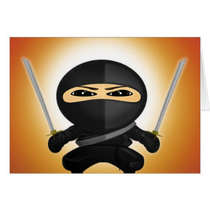Cartão Ninja Boy