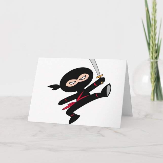 CARTÃO NINJA DO MIÚDO! (Frente)