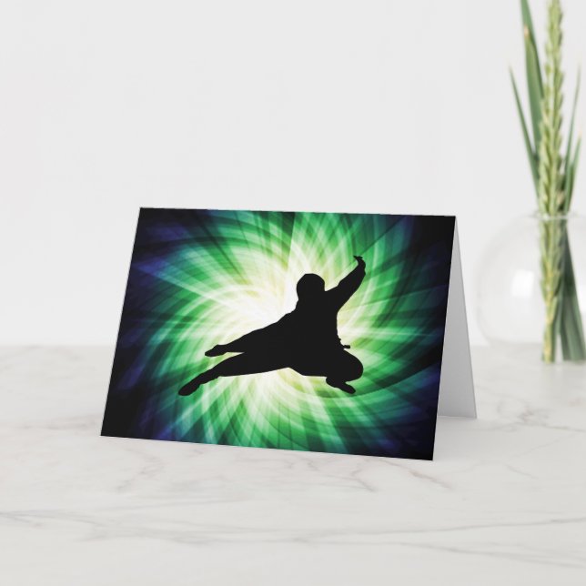 Cartão Ninja legal (Frente)