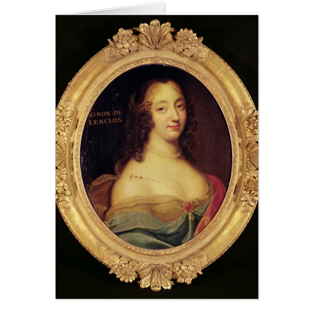 Cartão Ninon de Lenclos (Frente)