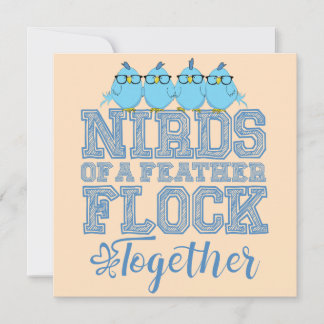 Cartão Nirds de uma pena