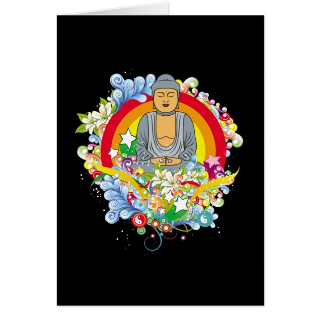 Cartão Nirvana Buddha (Frente)