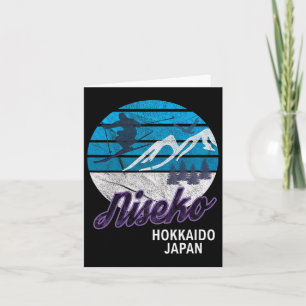 Cartão Niseko Hokkaido Island Japan Ski Resort Snowboardi