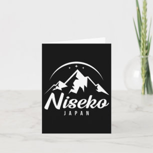 Cartão Niseko Japan Ski Resort Skiting Snowboard