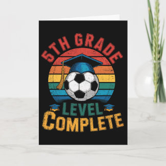 Cartão Nível da 5ª Série Completo Futebol Menino Menina Ú