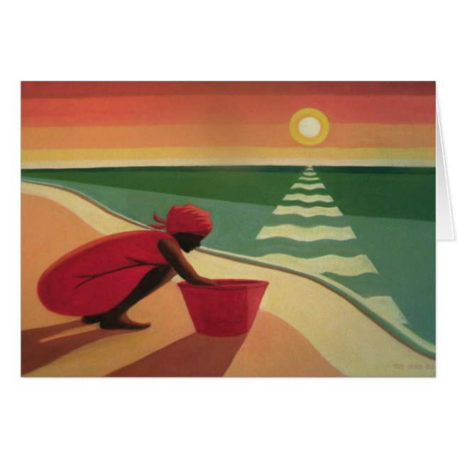 Cartão Nivelando a calma 2003 (Frente Horizontal)