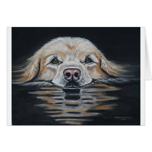 Cartão Nivelando a natação (Frente Horizontal)