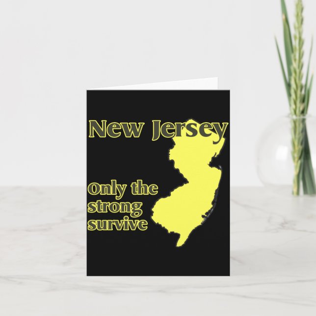 Cartão Nj Only The Strong Survive _1  (Frente)