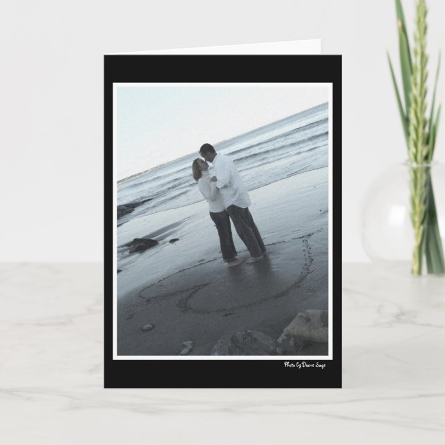 Cartão No amor… (Frente)