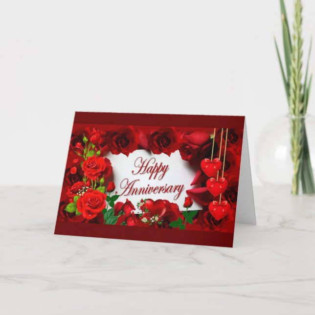 CARTÃO NO ANIVERSÁRIO DE "NOSSO" *20 WEDING* (Frente)