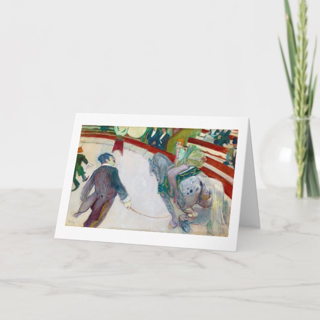 Cartão No Circo, Lautrec (Frente)