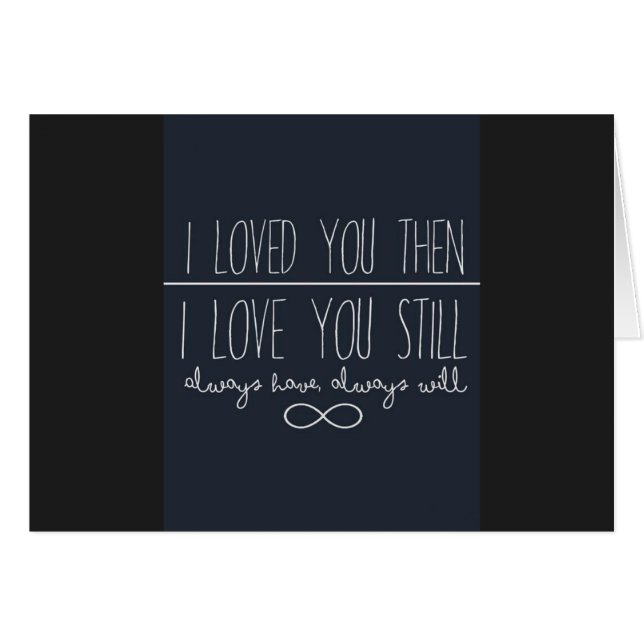 CARTÃO NO DIA EM QUE CELEBRAMOS "NOSSO AMOR" (Frente Horizontal)