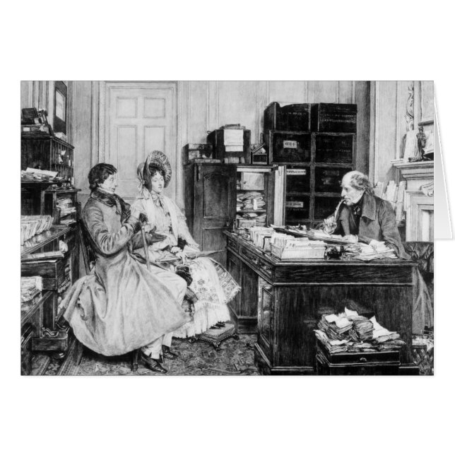 Cartão No escritório do solicitador (Frente Horizontal)