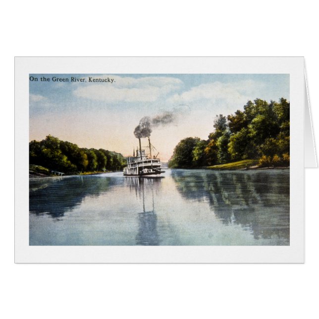 Cartão No Green River, Kentucky (Frente Horizontal)