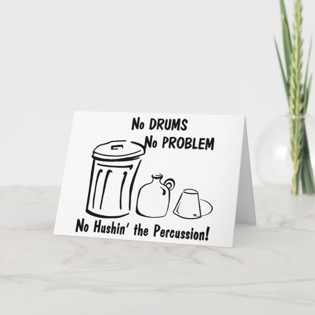 Cartão No Hushin, a Percussão (Frente)
