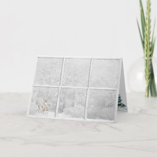 Cartão No inverno de Natal