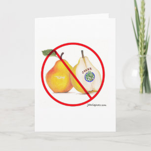 Cartão No Jokers with Pears Card