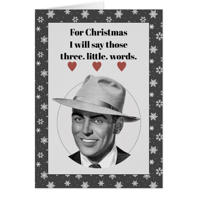 Cartão No Natal eu direi... (Frente)