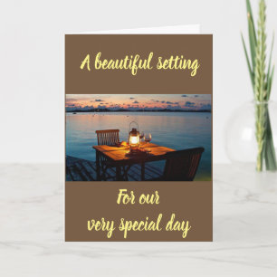 CARTÃO NO ***NOSSO ANIVERSÁRIO*** UMA LINDA CONFIGURAÇÃO/