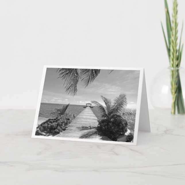 Cartão No oceano (Frente)