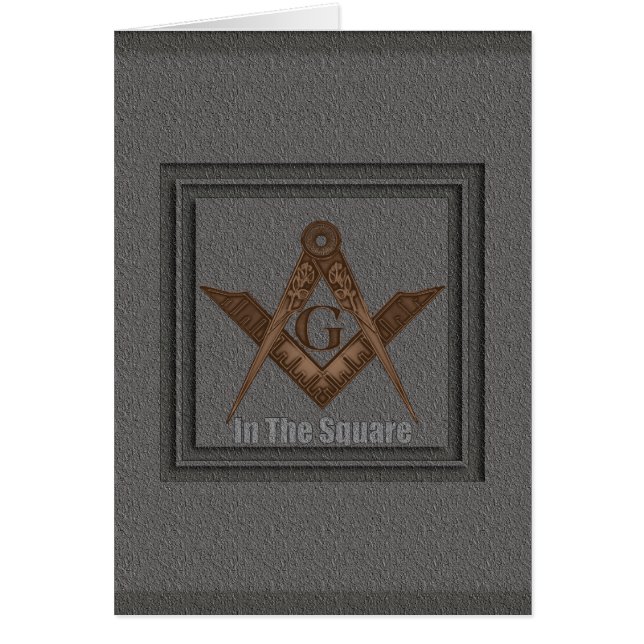 Cartão No quadrado (Frente)