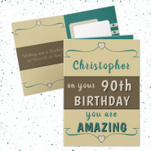 No seu aniversário de 90