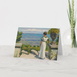 Cartão No terraço Paul Fischer