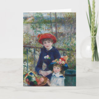 Cartão No Terraço, Retrato Impressionista, Renoir