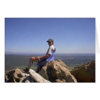 Cartão No topo do mundo