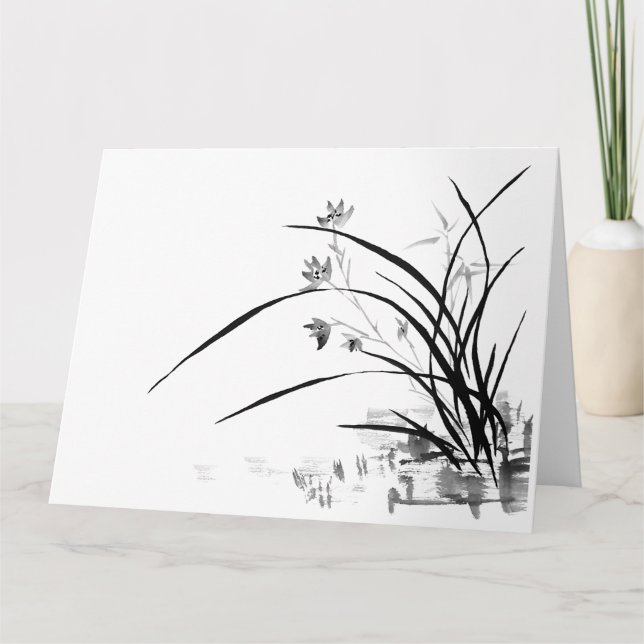 Cartão Noção Orquídea (Frente)