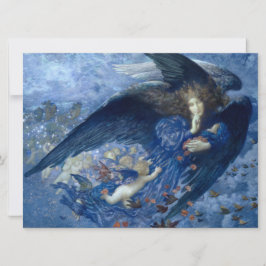 Cartão Noite com seu trem de estrelas (Angel com Cherubs)