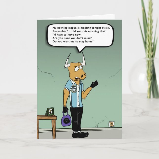 Cartão Noite da Liga boliche (Frente)