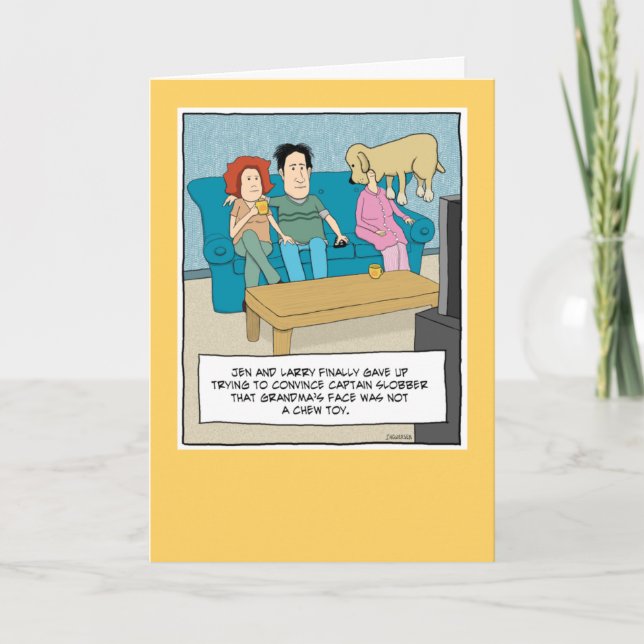 Cartão Noite de Brinquedo Engraçado (Frente)