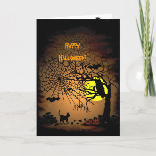 Cartão Noite de Halloween, Feliz Halloween!