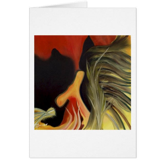 Cartão Noite de Hawaian (Frente)