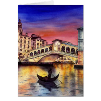 Cartão Noite de Veneza