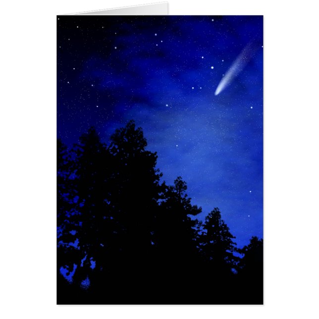 Cartão Noite Do Cometa (Frente)