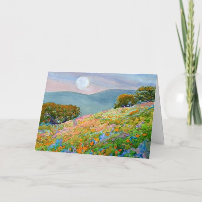 Cartão noite do verão (Frente)